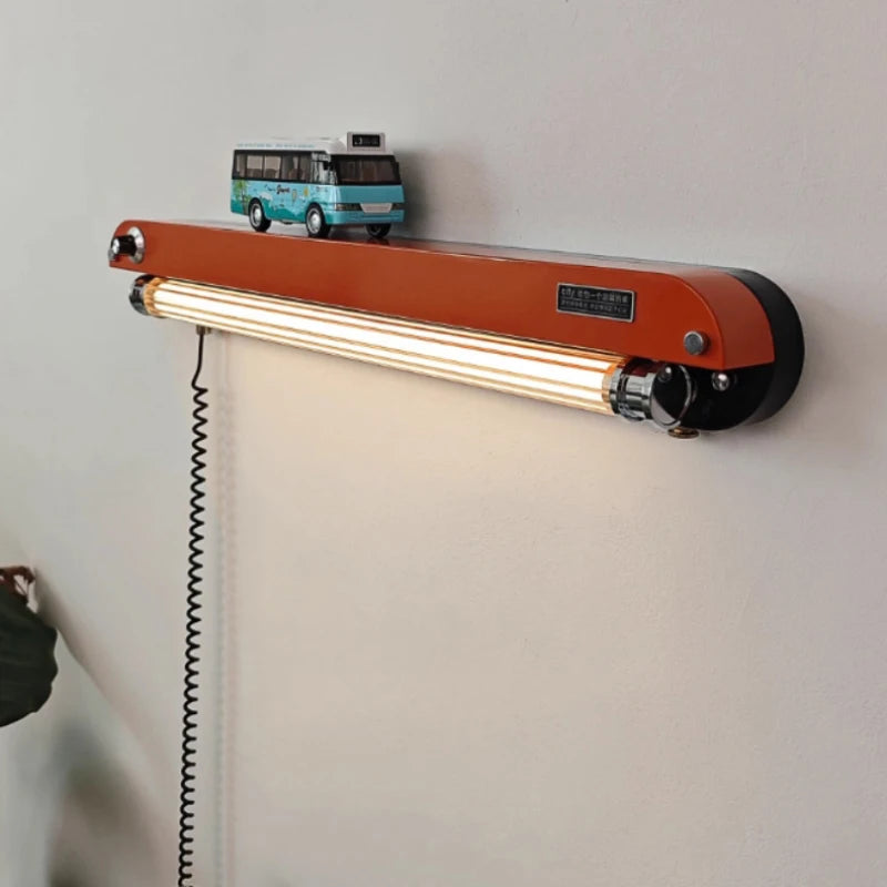The Kyoto Slat Wood LED Wall Sconce