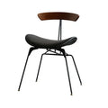 The Atelier – Upholstered Wrought Iron Dining Chair with Armrests