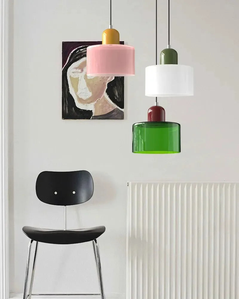 The Suna Scalloped Glass Mini Pendant
