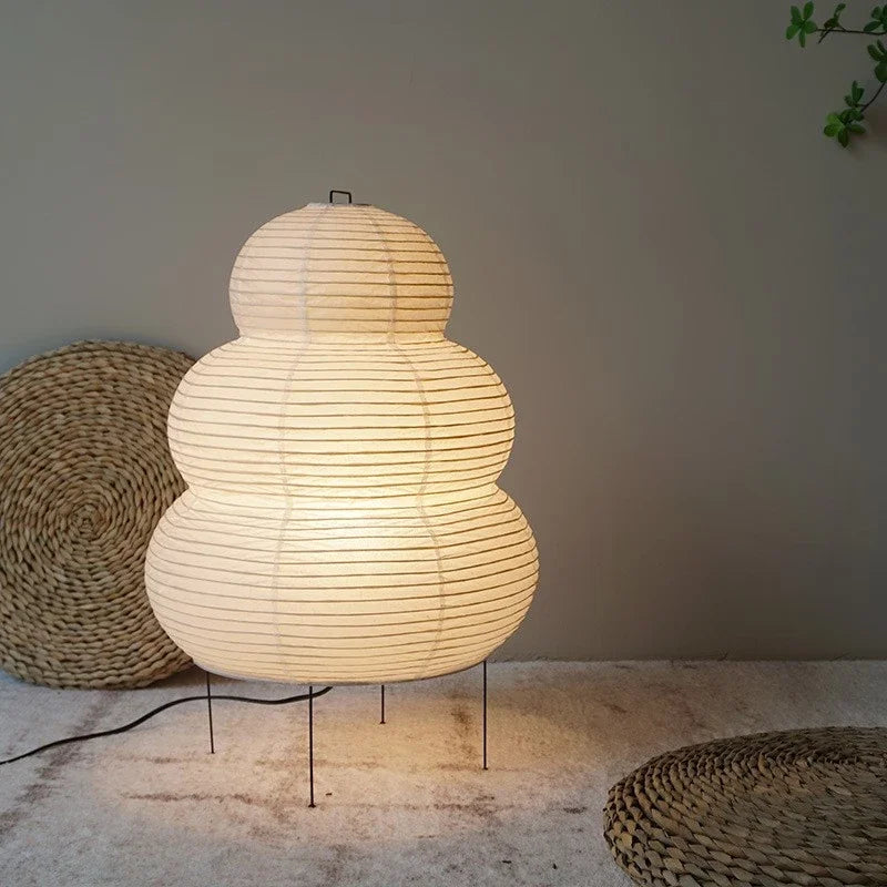 The Akari Sculptural Rice Paper Table Lamp