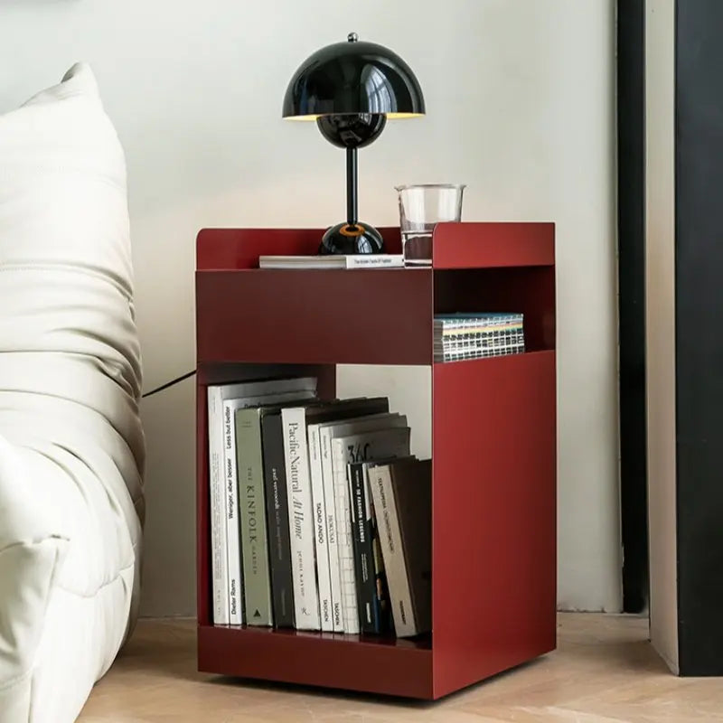 The Rover – Movable Stainless Steel Sofa Side Table with Storage