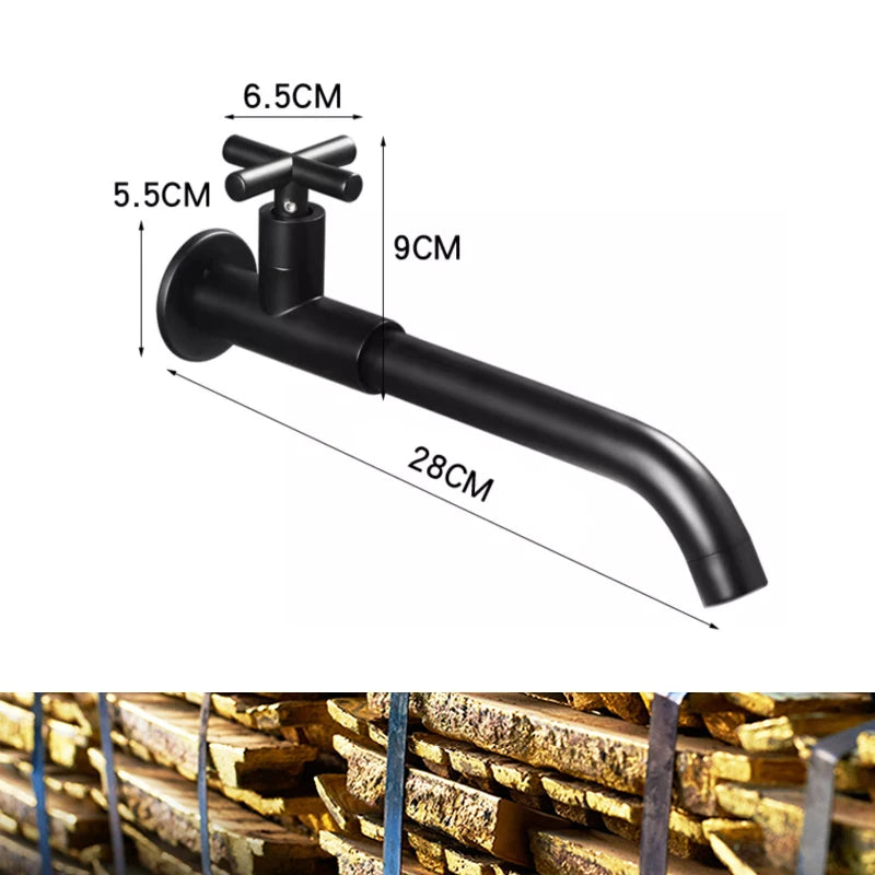 The Maison Wall-Mount Brass Faucet