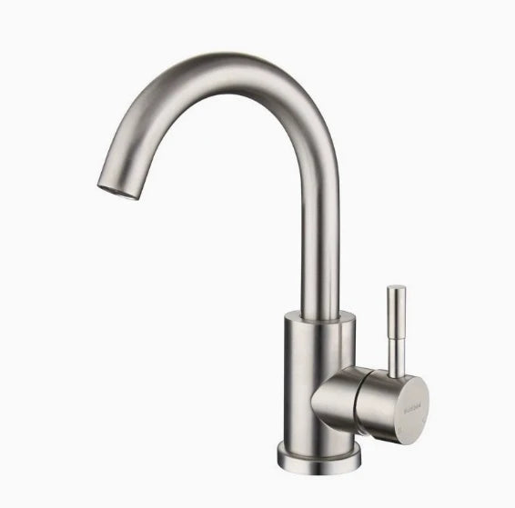 304 stainless steel kitchen faucet brushed gold wash basin hot and cold faucet bathroom swivel faucet