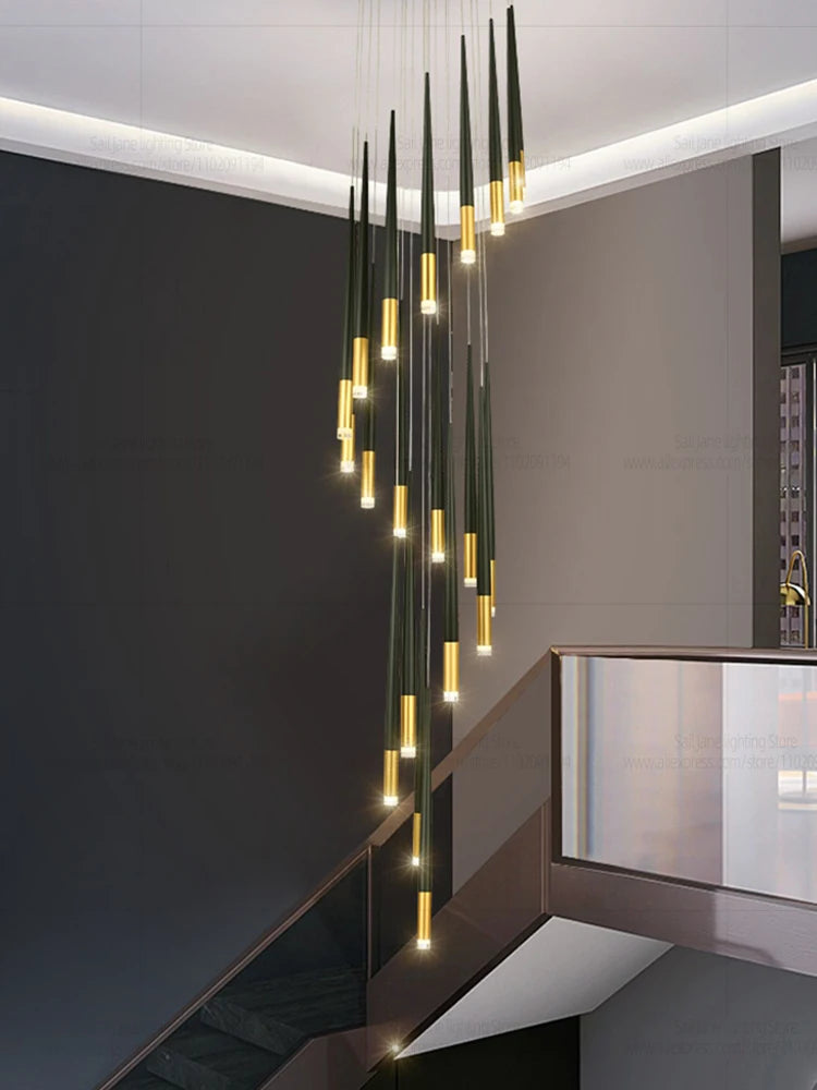 The Cono Nordic Conical Pendant Chandelier