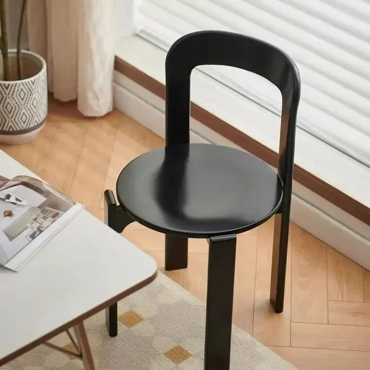 The Nordic Rey – Solid Beech Wood Stackable Dining Chair