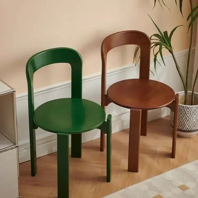 The Nordic Rey – Solid Beech Wood Stackable Dining Chair