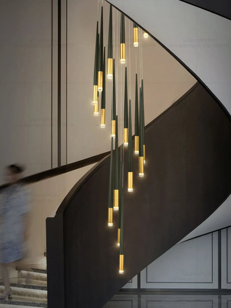 The Cono Nordic Conical Pendant Chandelier