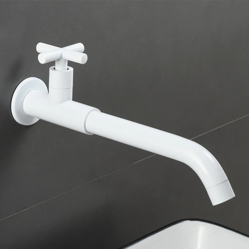 ELLEN Single Cold Faucet Wall Outdoor Mop Pool Faucet Antique Bronze Wall Kitchen Sink Faucet Rotatable ML985