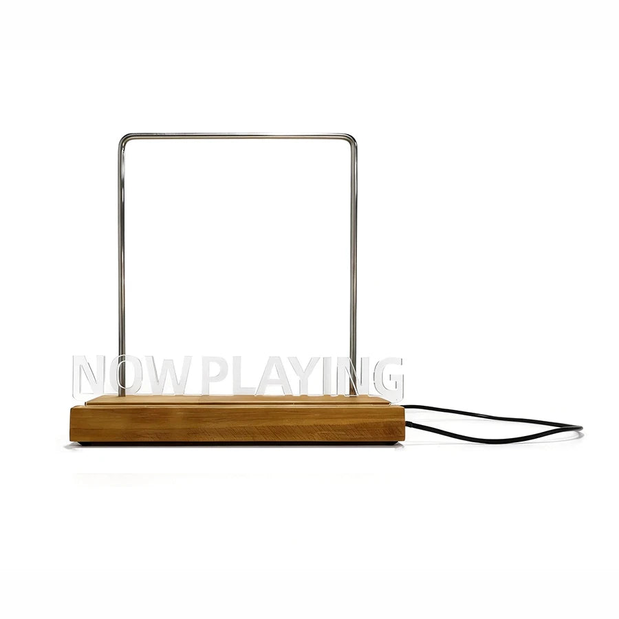 The Now Playing – Light-Up Vinyl Record Display Stand with Acrylic Holder