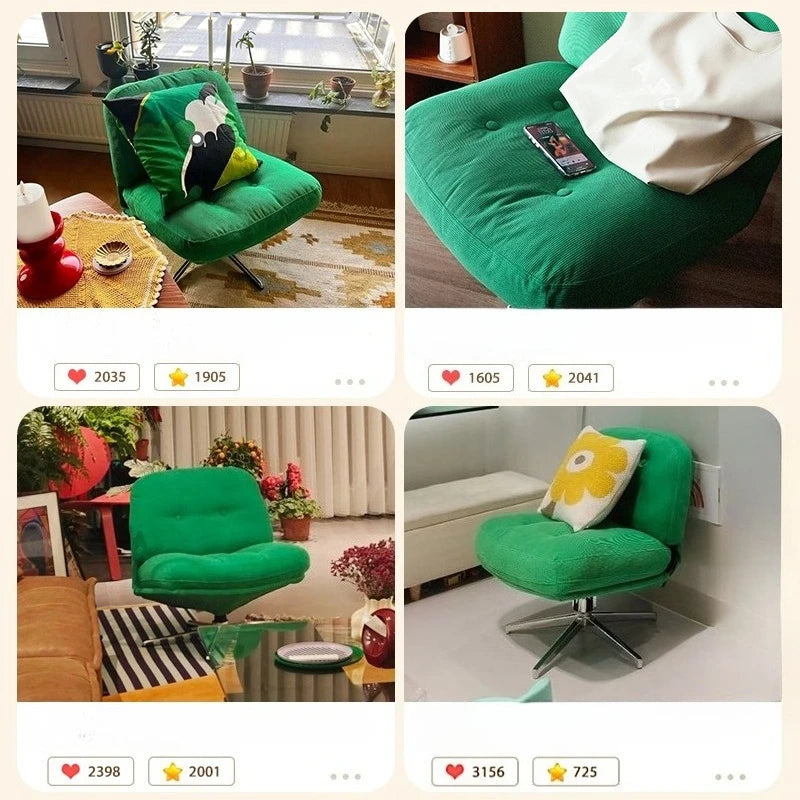 Lazy Sofa Chair, Leisure Sofa, Household Rotatable Adjustable Chair, Balcony Living Room Single Sofa, Bedroom Chair Furniture