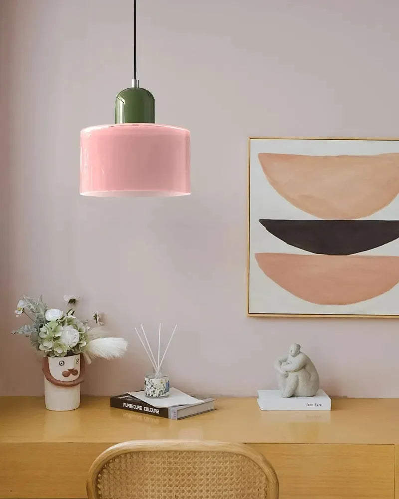 The Suna Scalloped Glass Mini Pendant