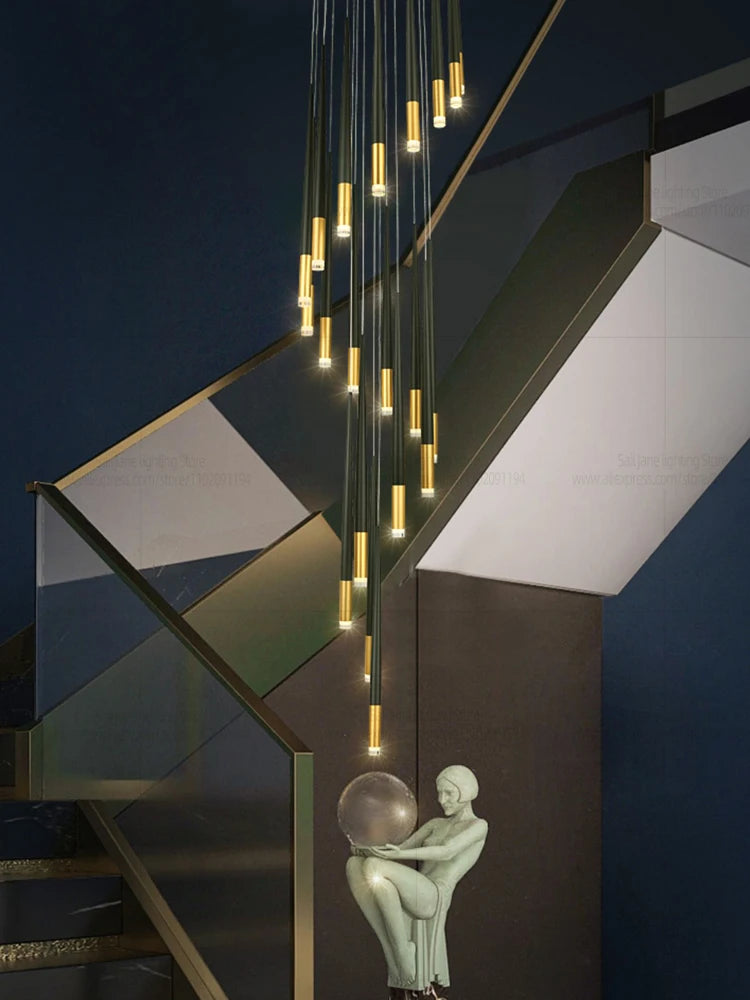 The Cono Nordic Conical Pendant Chandelier