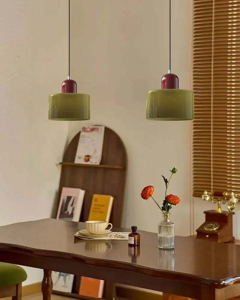 The Suna Scalloped Glass Mini Pendant
