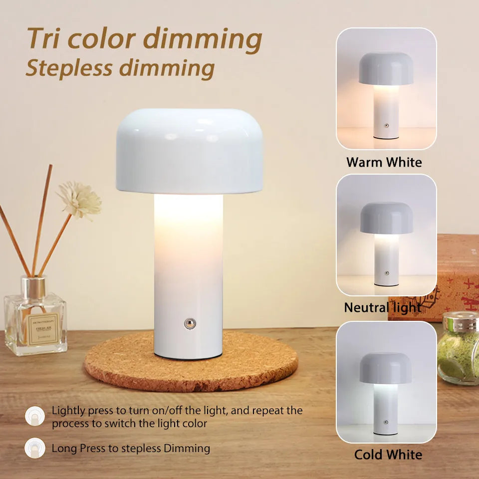 The Mushroom Touch Lamp