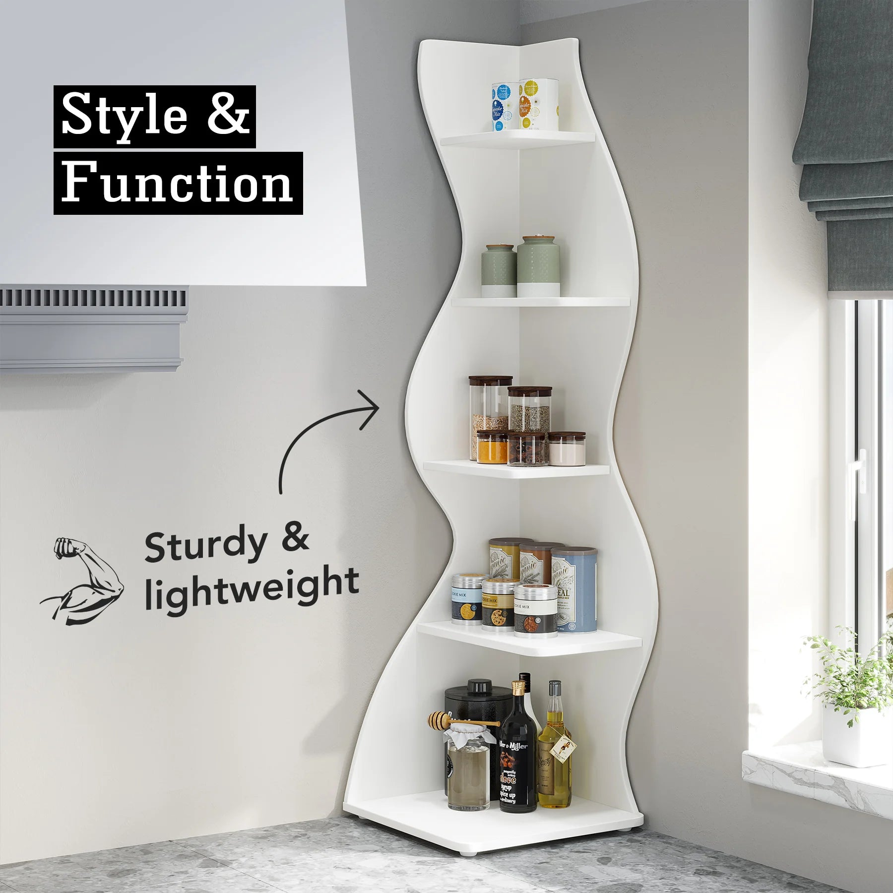 The Alcott Corner Shelf