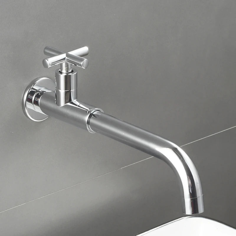 ELLEN Single Cold Faucet Wall Outdoor Mop Pool Faucet Antique Bronze Wall Kitchen Sink Faucet Rotatable ML985
