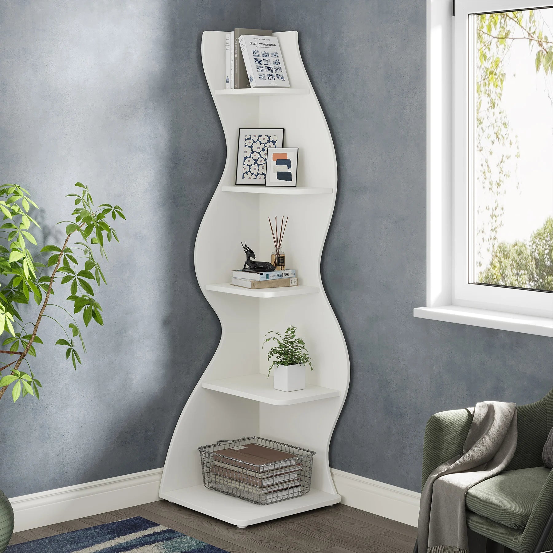 The Alcott Corner Shelf