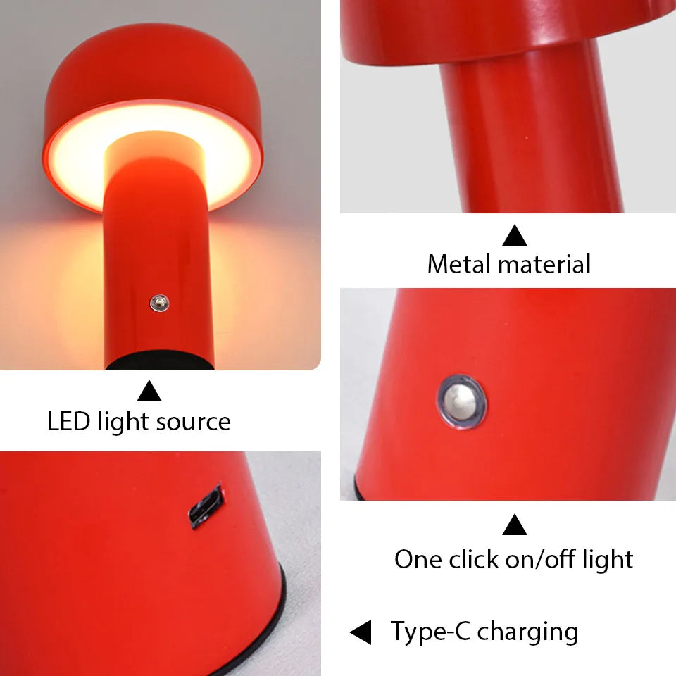 The Mushroom Touch Lamp