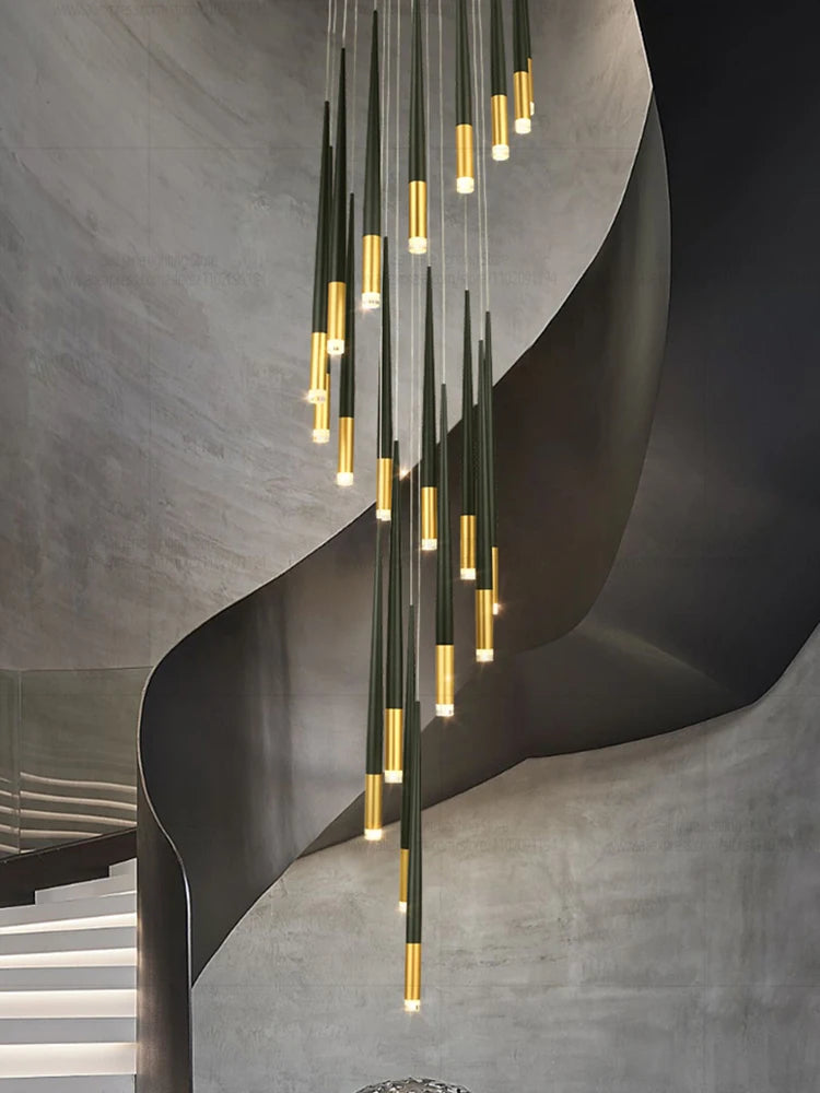 The Cono Nordic Conical Pendant Chandelier